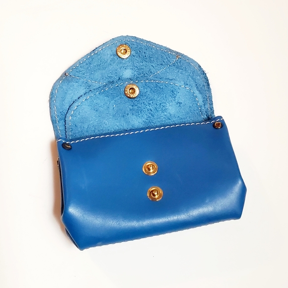 IL Gancio Mini Handmade Leather Wallet Made in Roma Italy - Picture 3 of 4